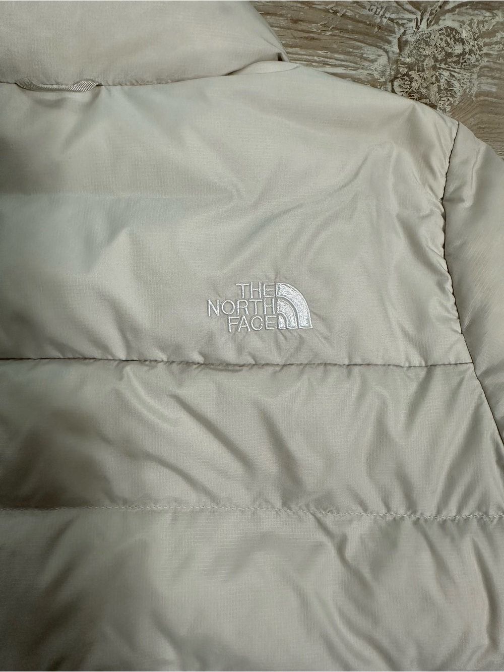 The North Face Women’s Minoqua Goose Down Puffer Jacket Off White Sz M - Picture 8 of 11